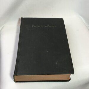 NEW TESTAMENT and PSALMS KJV GIANT Print Hard Cover--American Bible Society 1939